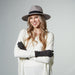 Gray Hilary Wool Panama Hat