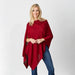 Currant Solid Cotton Poncho