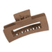 Large Matte Hair Claw - Brown