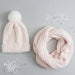 Chenille Knit Scarf - Pink
