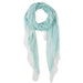 Tiny Stripe Insect Shield Scarf - Turquoise