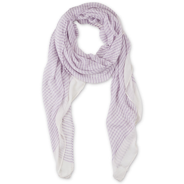 Tiny Stripe Insect Shield Scarf - Lilac