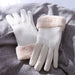 Winter Waffle Gloves - Off White