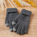 Bailey Knit Gloves - Charcoal