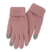 Bailey Knit Gloves - Pink