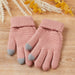 Bailey Knit Gloves - Pink