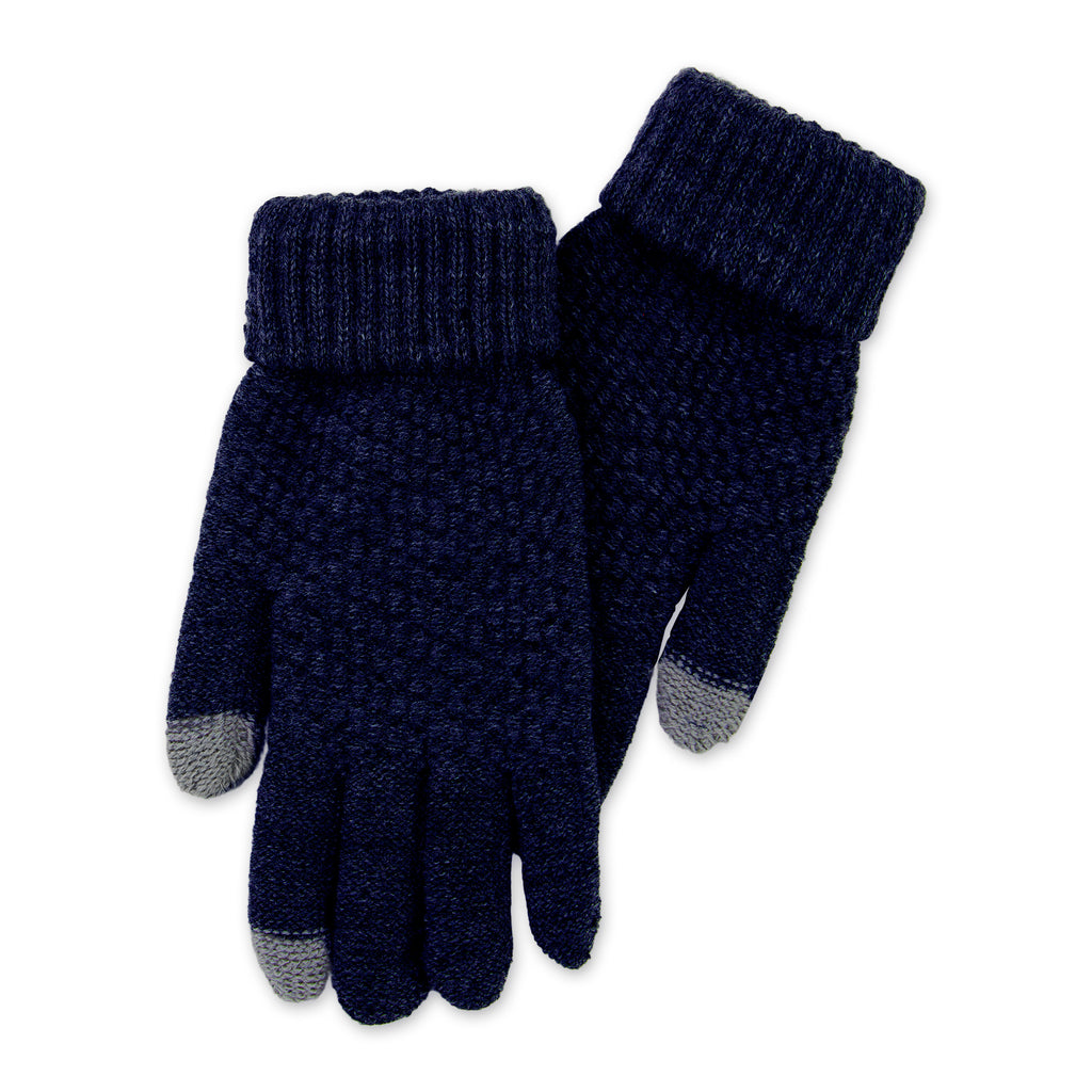 Bailey Knit Gloves - Navy