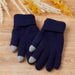 Bailey Knit Gloves - Navy