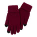 Bailey Knit Gloves - Maroon