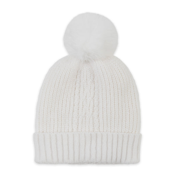 Kenzie Knit Beanie - White