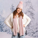 Kenzie Knit Scarf - Pink