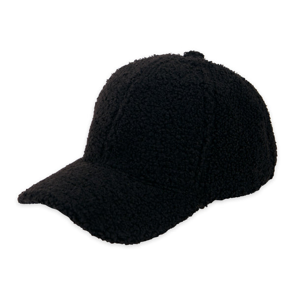 Fleece Ball Cap - Black