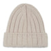 Ribbed Knit Beanie - Beige