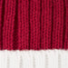 Sofia Ribbed Beanie - Red/White