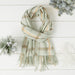 Caroline Plaid Scarf - Sage