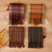 Taylor Plaid Scarf - Brown