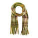 Cozy Plaid Scarf - Green