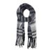 Cozy Plaid Scarf - Gray