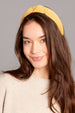 Chenille Knotted Headband - Sunflower