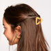 Small Triangle Hair Claw - Tan