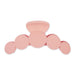 Matte Circles Hair Claw - Pink