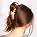 Matte Circles Hair Claw - Pink