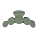 Matte Circles Hair Claw - Sage