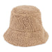 Corduroy Reversible Bucket Hat - Brown