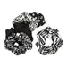 Scrunchie Set Of 5 - Black/White