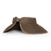 Packable Sun Visor - Brown