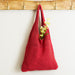 Knit Market Tote - Red