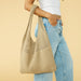 Knit Market Tote - Beige