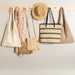 Knit Market Tote - Beige