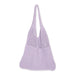 Knit Market Tote - Lilac