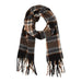 Autumn Plaid Scarf - Black