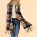 Autumn Plaid Scarf - Black