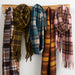 Autumn Plaid Scarf - Black