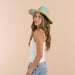 Kai Straw Hat - Turquoise