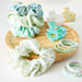 Spring Scrunchie Set of 4 - Green