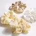 Spring Scrunchie Set of 4 - Yellow