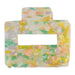 Small Rectangle Hair Claw - Multi Yellow