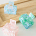Small Rectangle Hair Claw - Multi Green