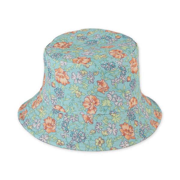 Spring Bloom Bucket Hat Blue