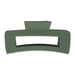Large Matte Hair Claw - Green