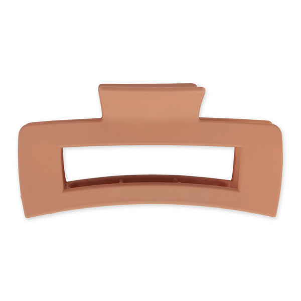 Large Matte Hair Claw - Clay