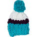 Blue & Purple Chunky Knit Hat - Tickled Pink Wholesale