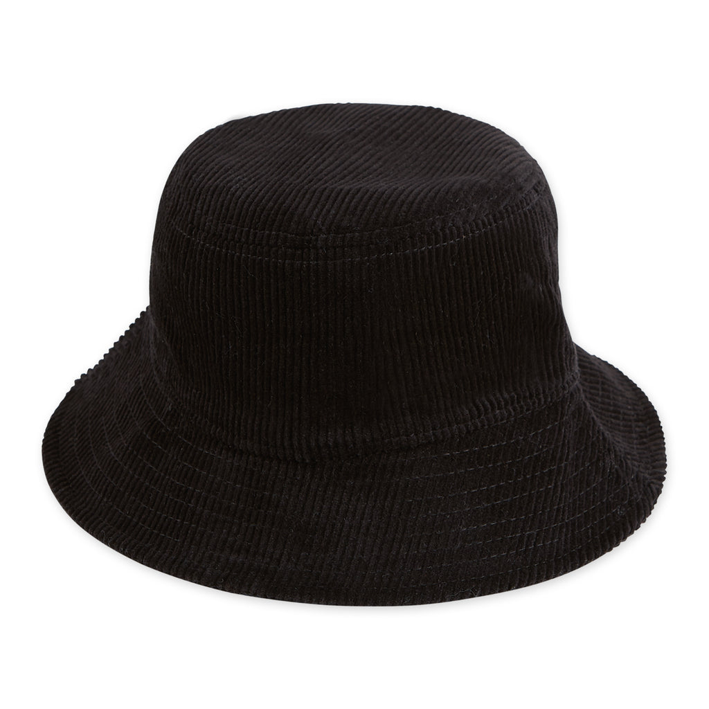 Corduroy Bucket Hat - Black