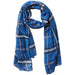 Preppy Lightweight Plaid Scarf - Navy - Tickled Pink Wholesale